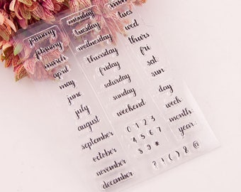 Transparent Stamp - Calendars