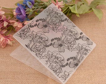 Embossing Folder - Flower Gardens card making