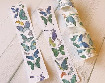 PET designer tape | Cute planner tape, Scrapbooking, Bullet Journal, Stationery Butterfly