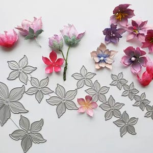 3D Bloem Metalen Stansmessen Scrapbooking Bloemen Staal Craft Gestanst DIY Album Kaart Maken Home Party Decoratie
