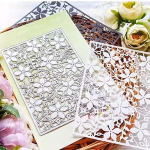 3D flowers card greetings Metal Cutting Dies Scrapbooking Floral Steel Craft Die Cut DIY Album Card Making Home Party Decoration