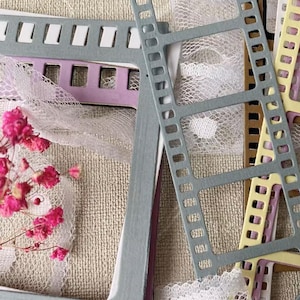 3D Vintage film movie film fram Metal Cutting Dies Scrapbooking Floral Steel Craft Die Cut DIY Album Card Making Home Party Decoration