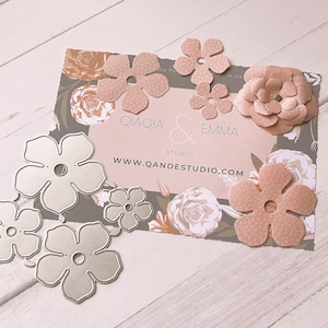 3D Blume Metall Stanzformen Scrapbooking Floral Stahl Handwerk sterben geschnitten DIY Album Karte, der Haus-Party-Dekoration