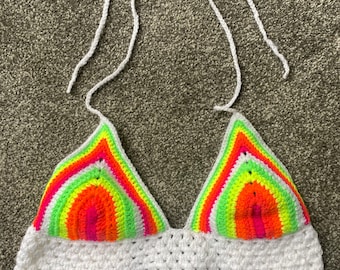 UV crochet halter top