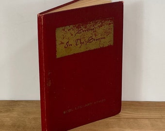 C 1944 Serene In The Storm by Sybil Leonard Armes, Red Hard Cover Book of Poems, Publisher Broadman Press Nashville, TN