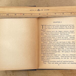 C 1897 Antique Book, Captains Courageous by Rudyard Kipling, Published by The Book League of NY image 7