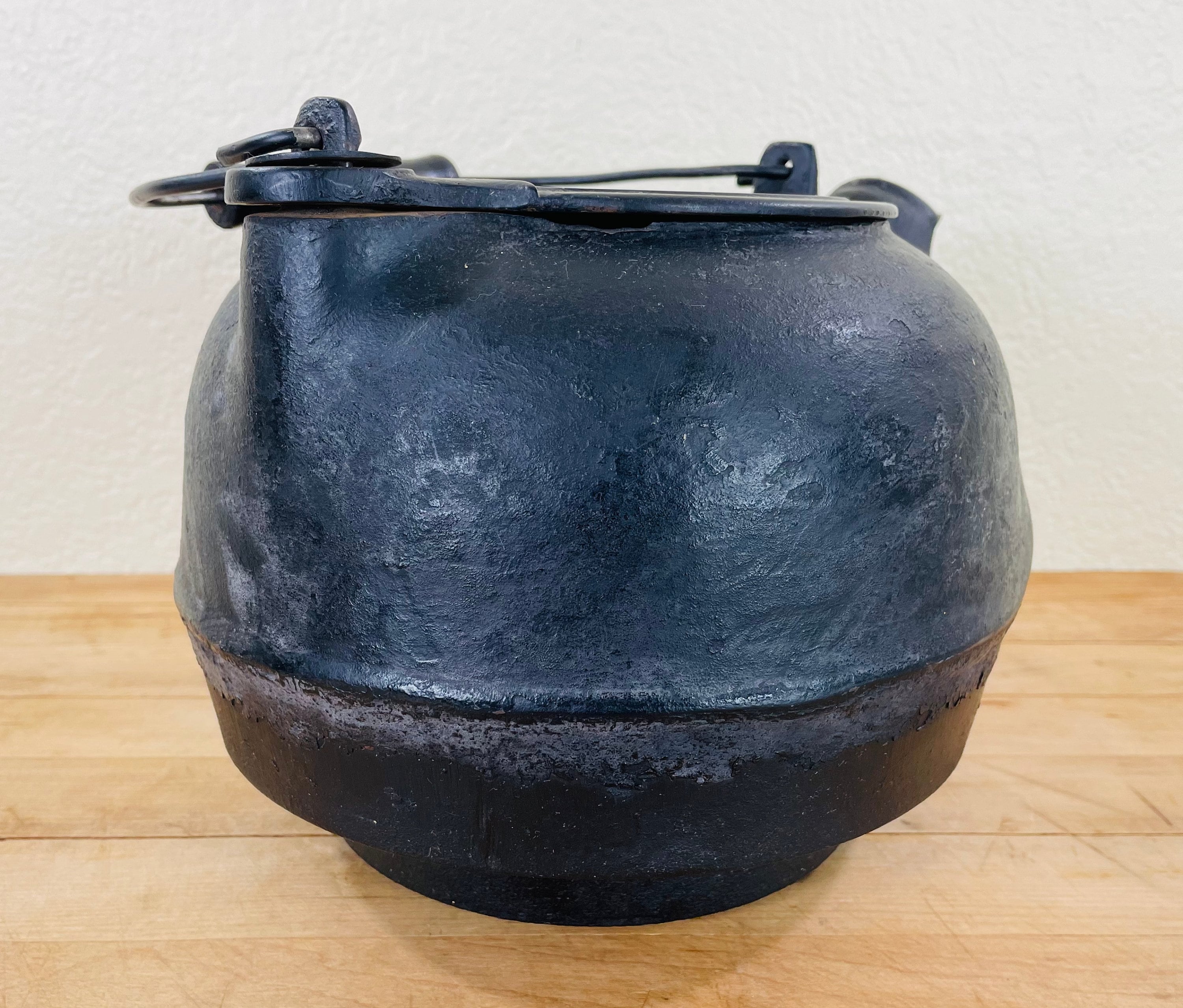 Antique Gatemarked Cast Iron Kettle 19th Century Heavy Cast Etsy