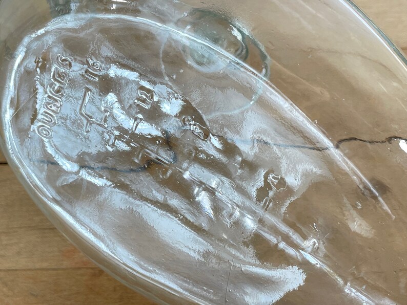 Clear Glass Urinal/bedpan, 16 Oz Glass Urine Bottle Etsy