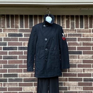1960s Navy Pea Coat - Etsy