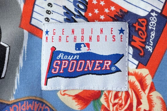 1980's Mets Aloha Shirt by Reyn Spooner, Official… - image 8