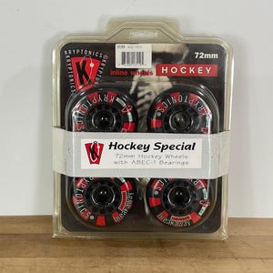 Kryptonics 72 mm 81 A Inline Skate Wheels for Hockey, Roller Blade Hockey Wheels, Unused Roller Blade Wheels