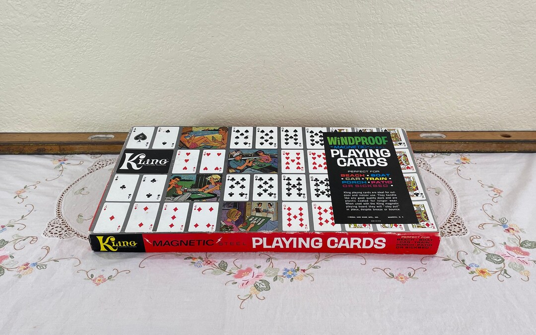 Kling Steel Playing Cards With Grip Board 2 Etsy