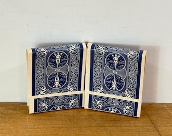 Collectable Bicycle Playing Cards Matchbooks by The Diamond Match Company, Set of 2, Both Included
