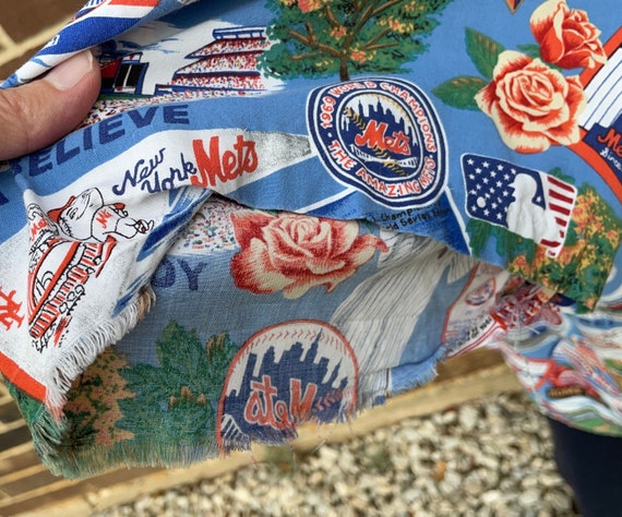 1980's Mets Aloha Shirt by Reyn Spooner, Official… - image 6