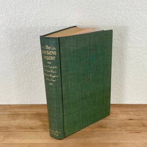 C 1943 Green The Dickens Digest, 4 Condensed Dickens Masterpieces, Charles Dickens Novels, Published by Whittlesey House/McGraw-Hill Book Co