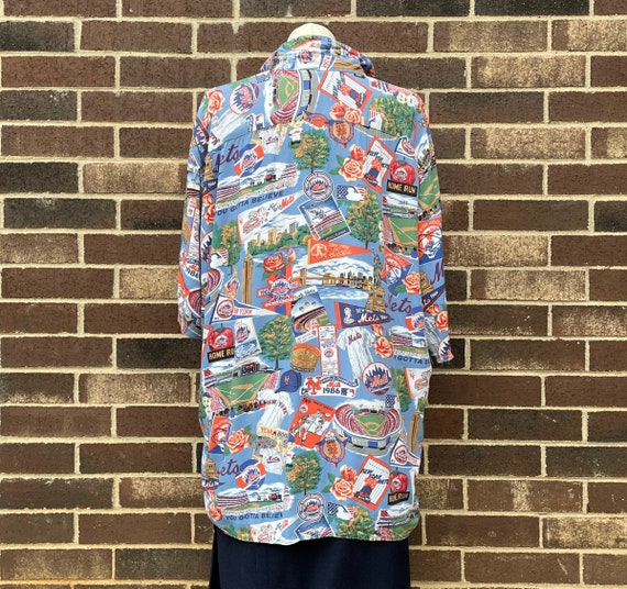 1980's Mets Aloha Shirt by Reyn Spooner, Official… - image 2