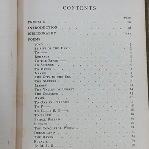 Antique C 1907 Standard English Classics Selections from Poe by Edgar Allen Poe, Notes by Gambrill, Published by Ginn and Company Bild 13