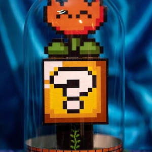 Diorama 3D du jeu vidéo Super Mario World SNES de haute qualité