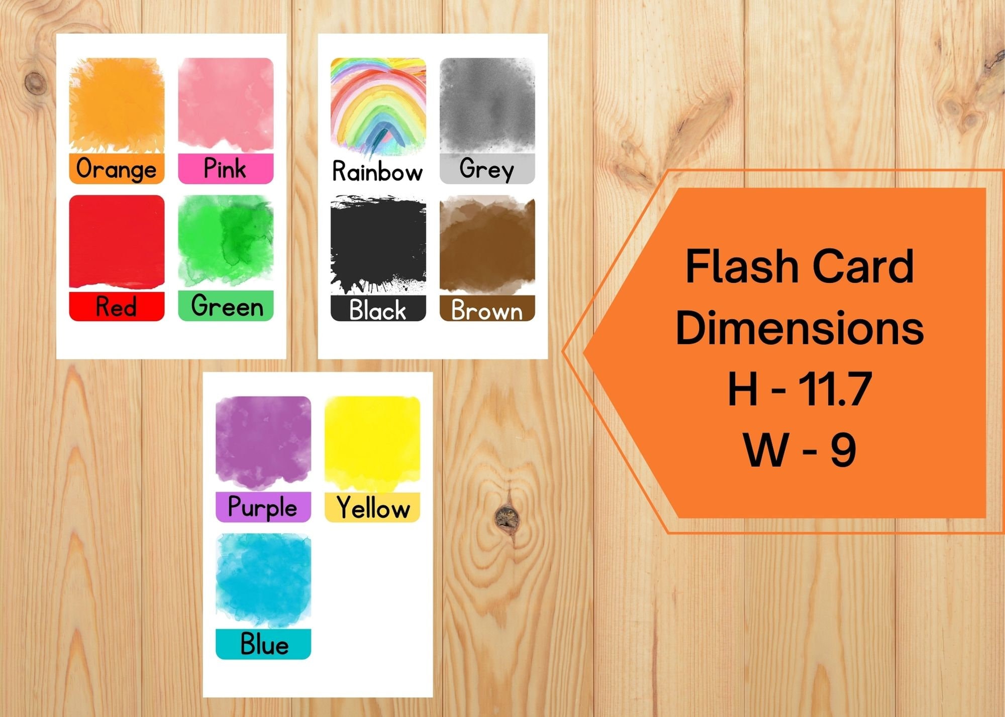 Colour Flash Cards, Color Flash Cards, Colour Posters, Learning Colours ...