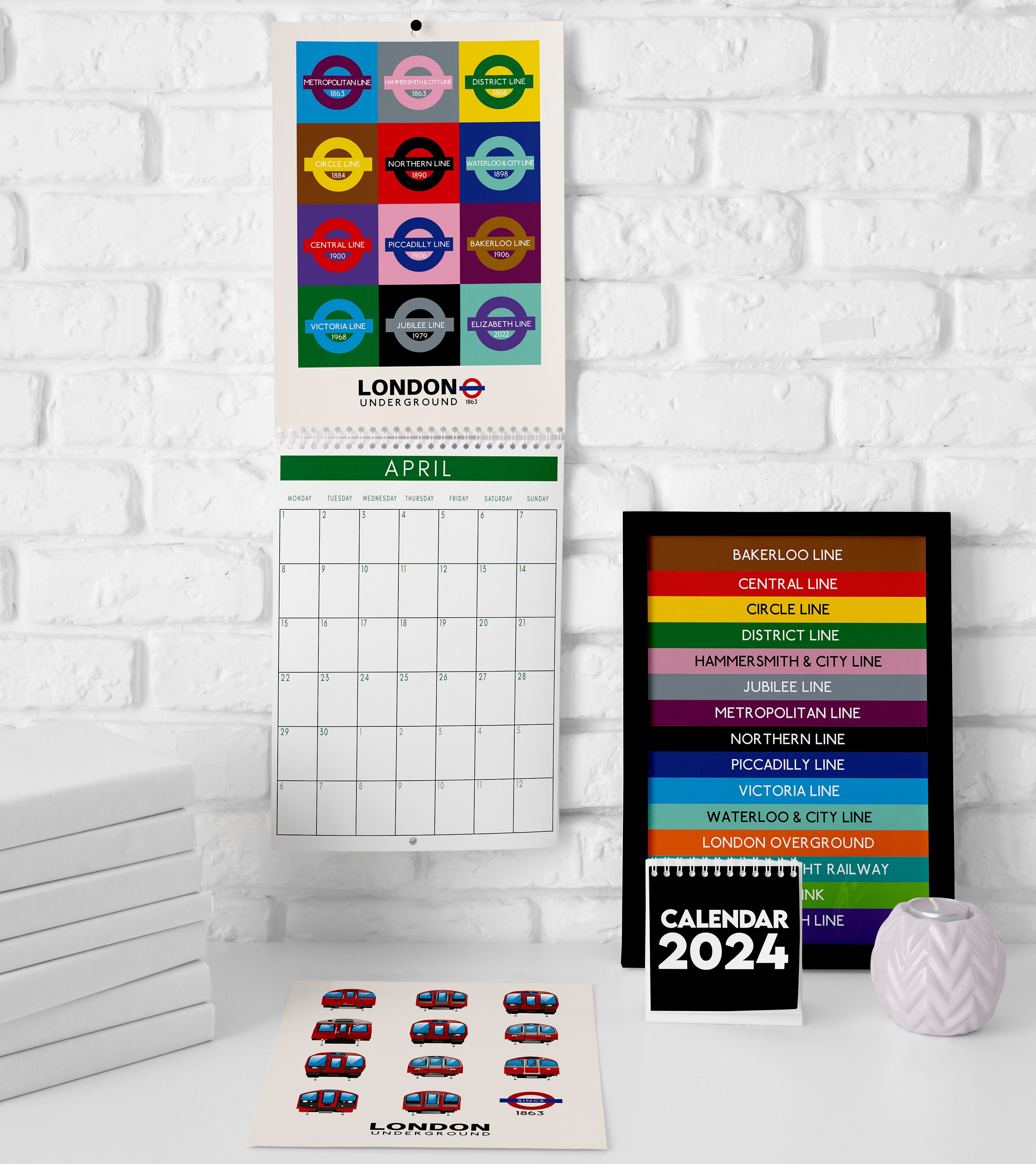 Calendar 2024 London Calendar Organised Monthly Calendar - Etsy UK
