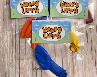 KEEPY UPPY favors ~ Inspired Blue Favors ~ Balloon favors ~ Boy Or Girl ~ Birthday Favors