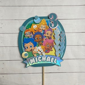 New Nickelodeon Bubble Guppies Kids Fork and Spoon Set Cartoonist Blue