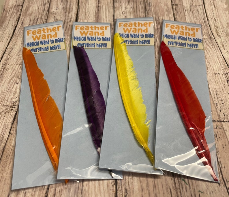 Magic Feather Wand Favors Inspired Bluey Favors Magic Etsy