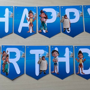 Luca Birthday Banner ~ Personalized Luca Birthday Banner ~ Luca ~ Luca Banner ~ Boy Or Girl ~ Luca Birthday