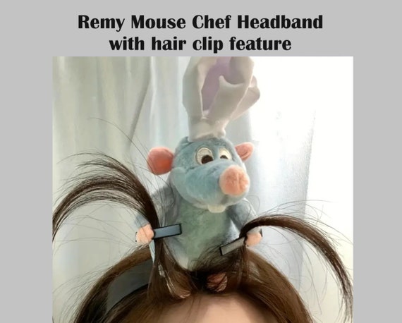 Remy Mouse Chef Headband With Hair Clip Feature  display picture 3