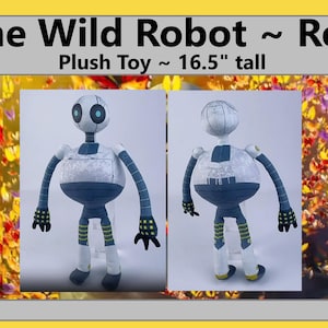 Wild Robot ~ Roz The Wild Robot ~ Cute Stuffed Plushie ~ Robot lovers