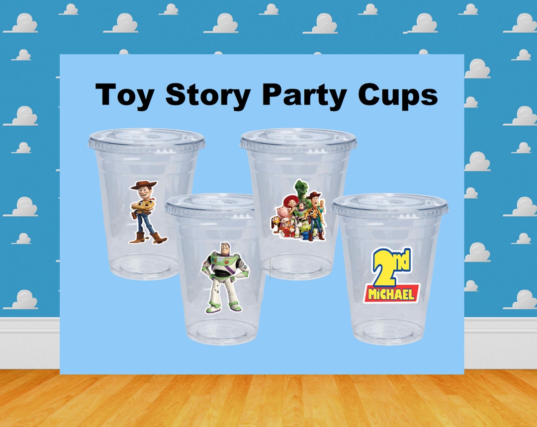 Party Cups ~ Toy Story Party Cups ~ Favors ~ Plastic Cups ~ Boy or Girl ...