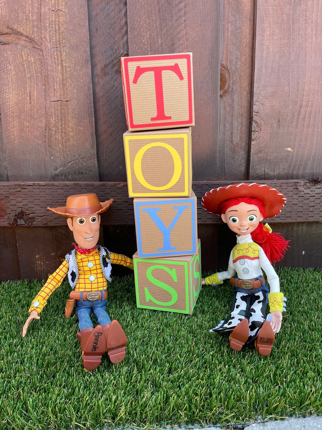 6 X 6 X 6 Toy Story Alphabet Block Custom Toy Story Décor Toy Story
