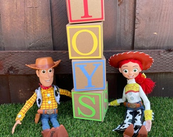 4" x 4" x 4" Toy Story Alphabet Block ~ Custom ~ Toy Story Décor ~ Toy Story Birthday Party Decorations ~ Alphabet Blocks