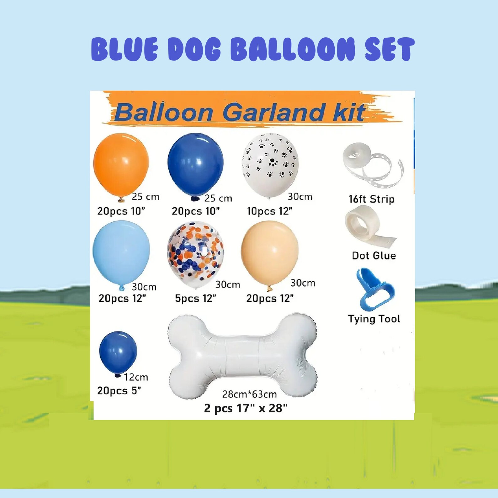 Adorable Dog Paw Balloon Set