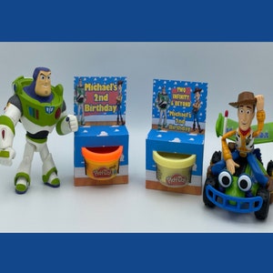 Personalized Play-Doh Toy Story favor box ~a Complete Play-Doh Favor Box ~ Favor Box ~ Party Favors ~ Birthday Favors