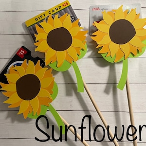 Flower Gift Card Holder ~ Teacher Appreciation Gift Card ~ Mother&#39;s Day Card Holder ~ Appreciation Gift ~ Birthday Gift Card