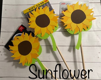 Flower Gift Card Holder ~ Teacher Appreciation Gift Card ~ Mother's Day Card Holder ~ Appreciation Gift ~ Birthday Gift Card