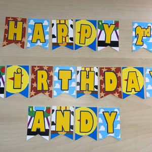 Toy Story Birthday Banner ~ Personalized Toy Story Birthday Banner ~ Toy Story ~ Toy Story Banner ~ Boy Or Girl ~ Toy Story Birthday