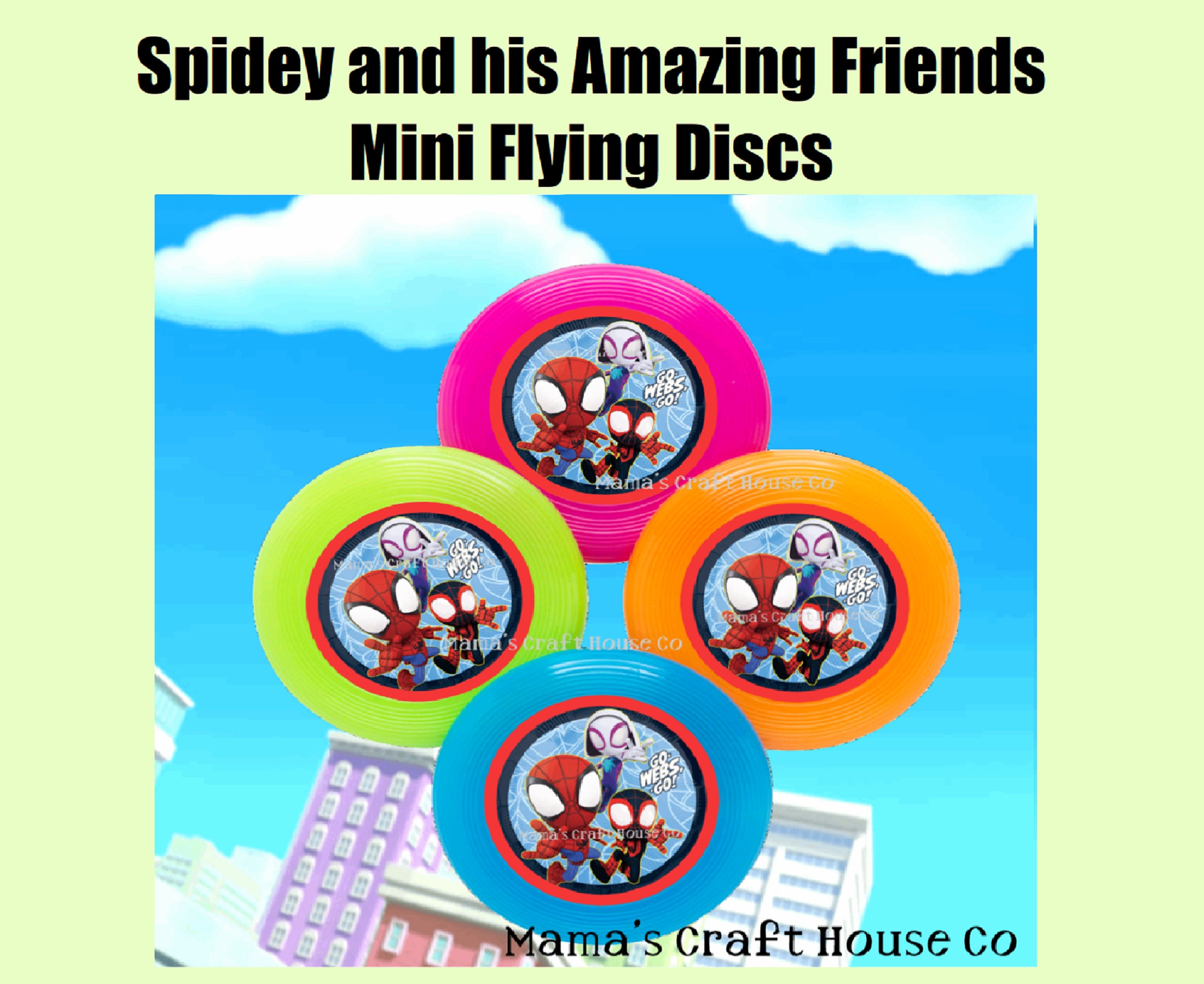 Spidey and His Amazing Friends Party Favors Favor Mini Flying