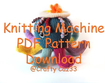 Molly the Octopus - Circular Knitting Machine PDF Pattern for Addi & Sentro