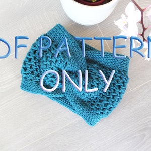 Tanya Ear Warmer Pattern, Circular Knitting Machine PDF (22, 40, 46 & 48)