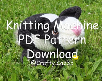 Benny Bunny Circular Knitting Machine PDF Pattern Download for Addi & Sentro