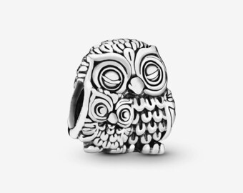 Pandora Owl Charm - Etsy