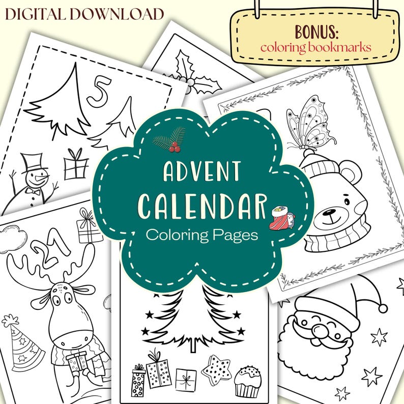 Advent Calendar Coloring Pages - Il 794xN.6381198635 Octu 