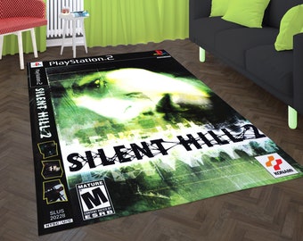 Silent Hill 2 CD Rug, CD Rug, Retro CD Rug, Popular Game Rug, Gift for Gamer, Video Game Decor for Gamer Room, Game Rug for Game Room