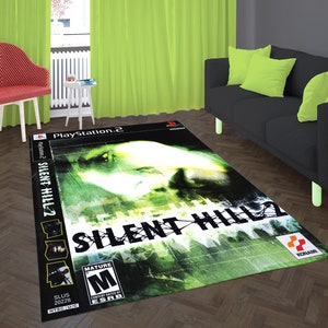 Silent Hill 2 CD Rug, CD Rug, Retro CD Rug, Popular Game Rug, Gift for Gamer, Video Game Decor for Gamer Room, Game Rug for Game Room