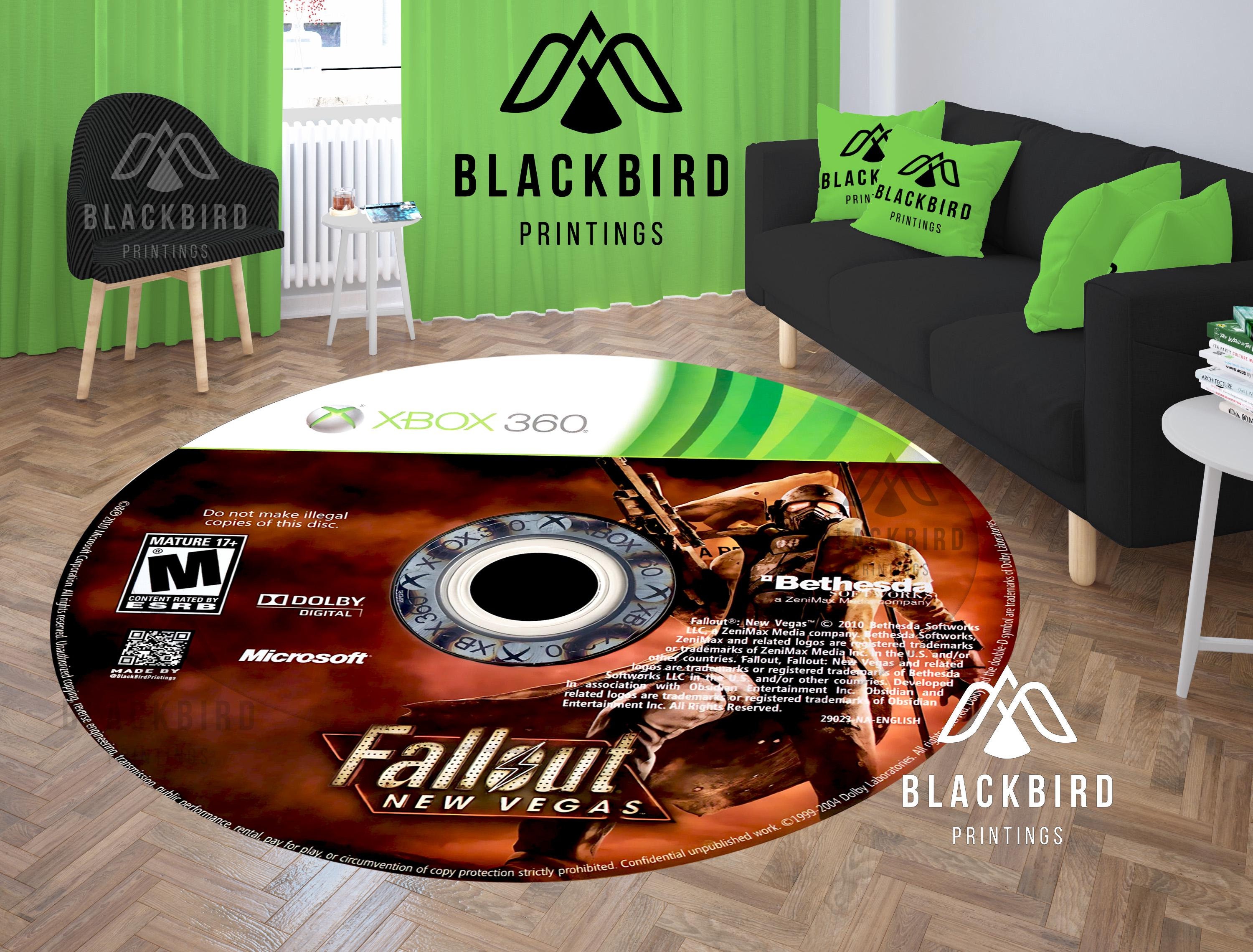 Fallout New Vegas CD Rug: Gamer Room Decor - Etsy