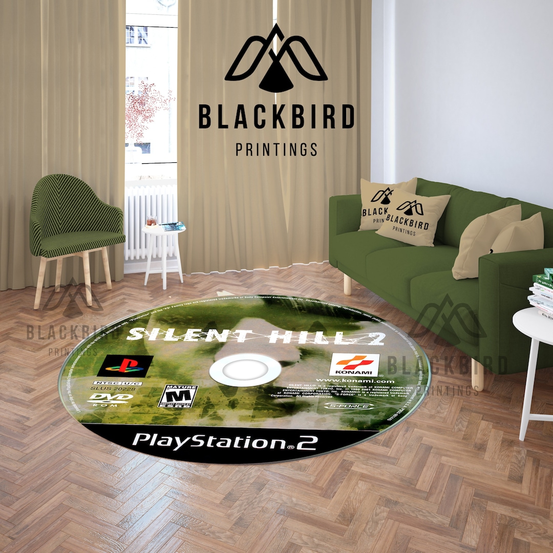 Cd Game Rug Silent Hill 2 CD Rug: Retro Game Room Decor - Etsy