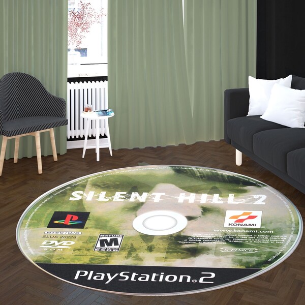 Game Disc Rug Etsy