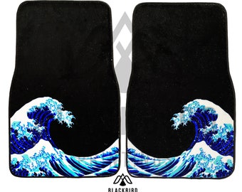 Wave Design Car Mats – Custom JDM Car Accessory